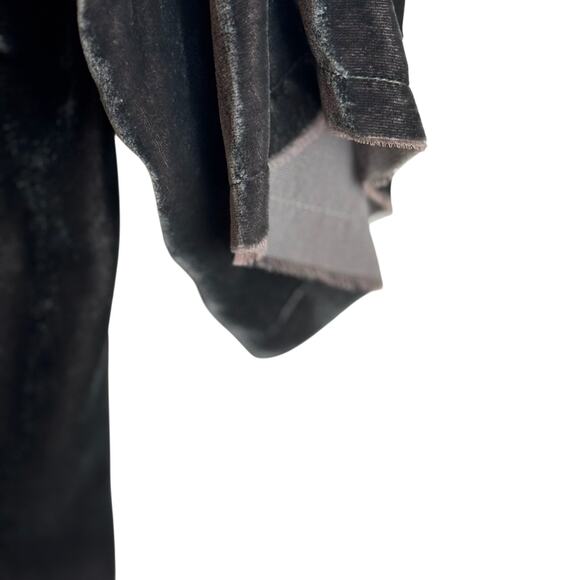 Love Tanjane Velvet Raw Hem Top M Gray Brown Slouchy Boho Handmade Ojai Ca - Picture 5 of 16